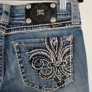 Miss Me Womens Je582c4 Bling Cropped 